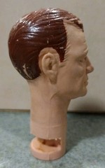 1960’s Marx Johnny West Mike Hazard Head Good Cond head paint wear