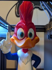 15″ Premium 3D Printed Woody Woodpecker Collectible Figure