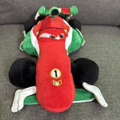 Pixar Cars 2 Francesco Bernoulli 16″ Plush Formula 1 Racing Car Disney Store