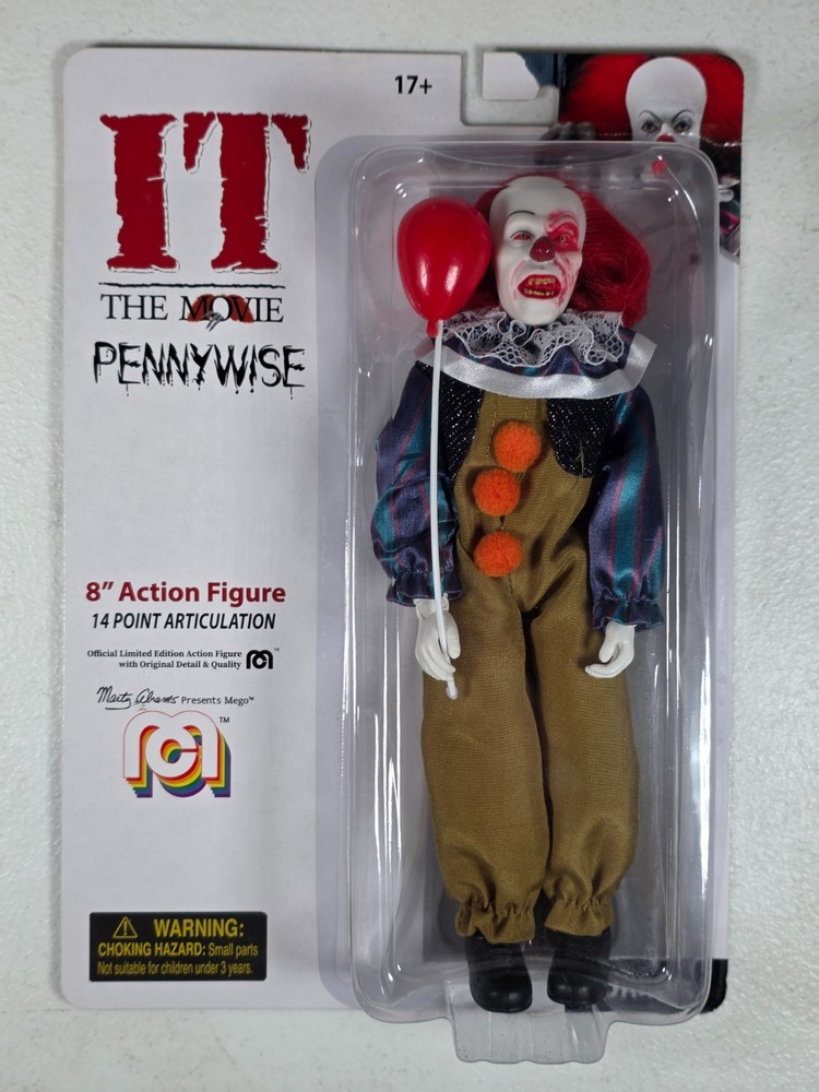 Mego Pennywise IT Original The Movie 8″ Action Figure Horror Limited Edition NIB