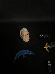 DC Multiverse McFarlane Batman Old Bruce Wayne Unmasked Head and Accessories