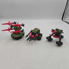 Lot of 3 near complete 1983 G.I. JOE PAC/RAT Rat Pack Sets
