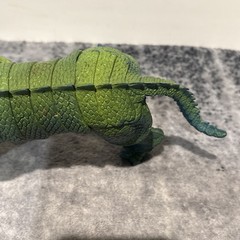 Vintage 1984 Imperial Toy Dragon Scaled Blue/Green