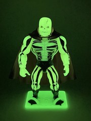 Mattel MOTU SCARE GLOW Origins 2020 Complete w/ Comic & Stand | Display Ready