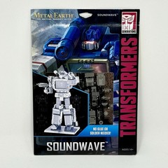 Metal Earth 3D Metal Model Kit Transformers Soundwave No Glue or Solder Needed