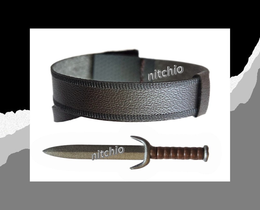 Mezco One:12 Conan The Barbarian War Paint – FAUX LEATHER BELT & DAGGER 1/12