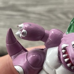 Vintage Pokemon Nidoking PVC Figure Pencil Topper 1999 Nintendo Tomy