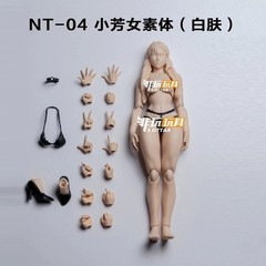 Notaman NT-04 1/12 Female Super Flexible Joint Girl Body & Head 6” Figure Model
