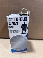 Entertainment Earth Action Figure Stands – 25‑Pack Clear for 3.75‑4″ Fig.