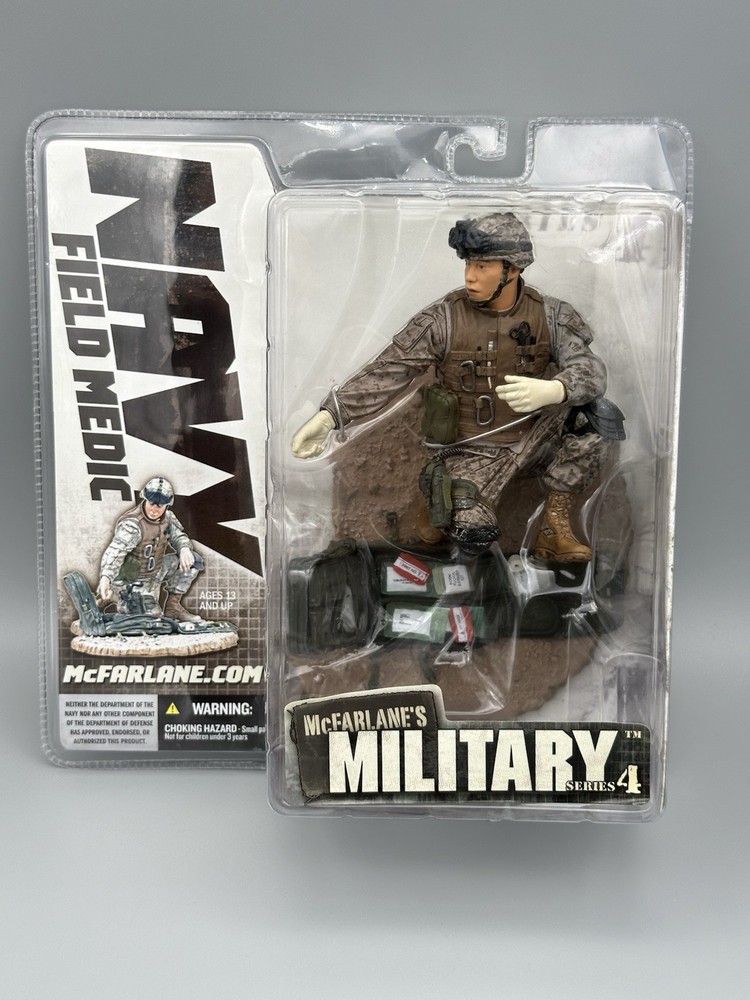 McFarlane Military Series 4 Navy Field Medic Soldier Action Figure 2006 NEW