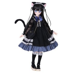 Azone Dreamin Mebae A Gift From M.k Black White Cat 22.5cm/8.8In 1/6 Full Set