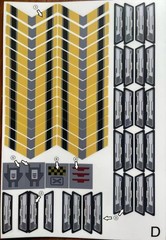 PVC Plastic Sticker&Muzzle Upgrade Kit For W-resources M01 Steel Fortress