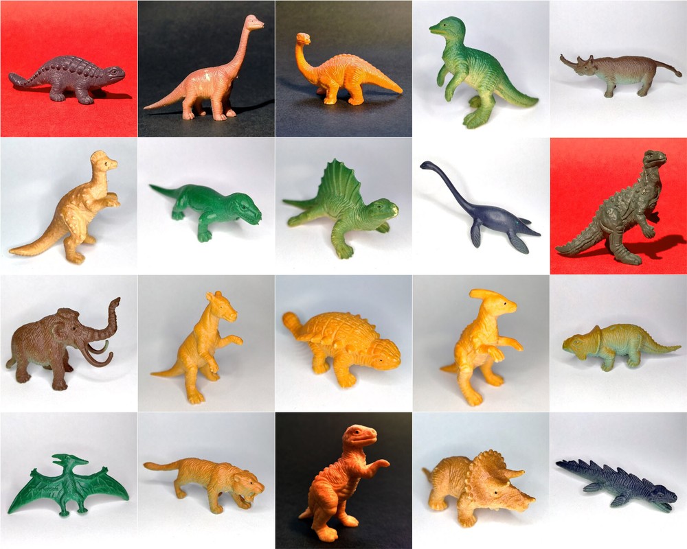 Vintage 90’s Panini mini figures dinosaurs & prehistoric animals. Choose!