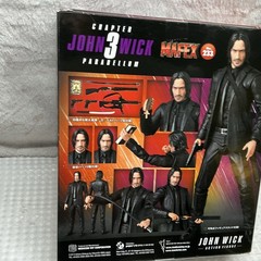Medicom Toy MAFEX No.233 MAFEX JOHN WICK CHAPTER 3 Black Keanu Reeves PARABELLUM