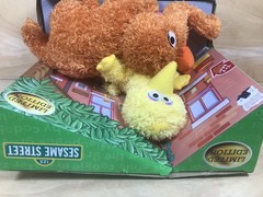 Sesame Street Best Pals Big Bird Snuffleupagus Stuffed Animal Plush 2008 New NIB