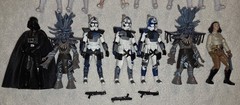 Star Wars 3.75 Lot- Anakin- Windu & Plo Koon, Cody, Clone Pilots & Arc Troopers