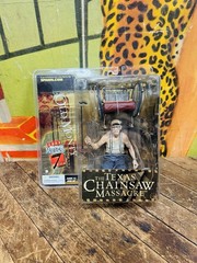 VINTAGE 2004 MCFARLANE MOVIE MANIACS TEXAS CHAINSAW MASSACRE OLD MONTY FIGURE