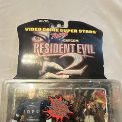 Toy Biz Video Game Super Stars Resident Evil 2 Leon Kennedy & Licker Set Gun