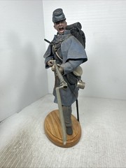 1/6 CUSTOM CIVIL WAR UNION “YANKEE” CHARGING INFANTRYMAN MUSKET + OAK STAND