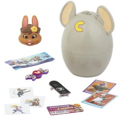CHUCK E. CHEESE Mystery Surprise Egg Collectible 10 Items Inside w/ E Ticket NEW