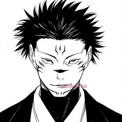 1/12 Custom Jujutsu Kaisen Sukuna (Megumi Body) Head Carving For 6″ Romankey