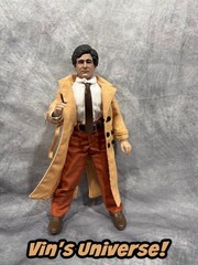 Custom 8″ Mego Peter Falk as LT Frank Columbo Action Figure Boxed