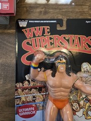 (CHASE) WWE LJN MATTEL SUPERSTARS ULTIMATE WARRIOR 8″ ACTION FIGURE BLACK CARD