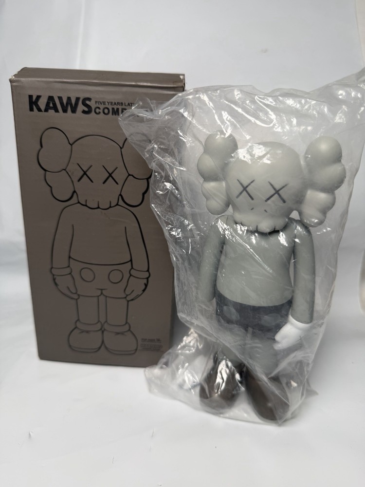 KAWS Five Years Later Companion Original Fake Figure Black 8” NIB – Read Please