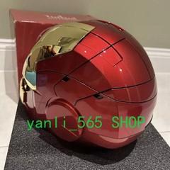 Iron Man Gold MK5 Helmet Electronic Voice Activated Open&Close Mask Autoking New