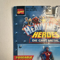 Heavy Metal Heroes Marvel Spiderman, Dr. Doom die cast metal 1999 NEW