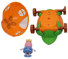 Jazwares 2003 Peppa Pig Little Carriage w/ Princess Peppa (Loose)