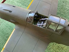 1:18 scale Kawasaki Ki-61 “Tony” Model Kit-Disassembled and Unpainted