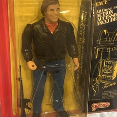 THE A TEAM 1983 GALOOB * HANNIBAL * MR. T * MURDOCK * TEMPLETON PECK * Toys R Us