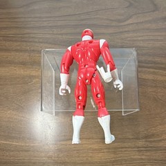 Masked Hero Action Figure Toy Plastic Red White Black Yellow