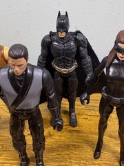 2005 Batman Dark Knight Rises Bruce Wayne Catwoman Bane Figure Battle For Gotham
