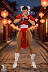 MS-015A: Star Man 1/6 Street Fighter Chun-li Female Action Figure (Red Version)