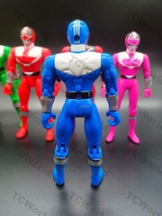 Power Rangers Time Force 5 “Time Force Rangers & Cyclobot” (Complete Base Set)