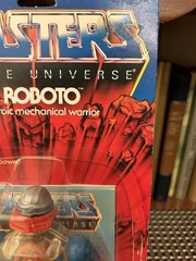 1984 Roboto MOTU VINTAGE MOC NEW- Masters of the Universe Has Bubble Lift Read