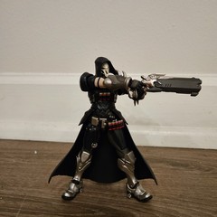 Overwatch Reaper Figma 393 Good Smile Max Factory Figure Glued READ