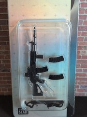 1/12 Scale AK-47 Assault Rifle (Black) 1/12 Scale Accessory Set by HASUKI *NEW*