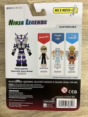 Roblox Ninja Legends Cybernetic Azure Sensei 3in Figure w/ Virtual Item Code NIP