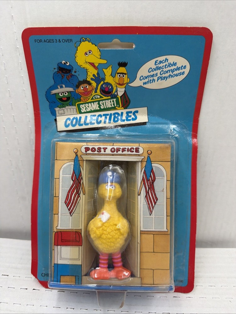 Sesame Street Collectibles – Big Bird Post Office – 1987 – NEW