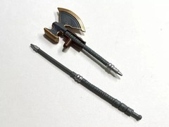 Dungeons & Dragons Golden Archive Axe with Alternate Handles Custom Fodder Holga