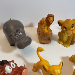 Disney Lion King Movie Figure Lot of 8 Plastic & Rubber Figures