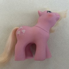 Vintage My Little Pony Hasbro G1-1984 Pink and White Ice Cream Cones
