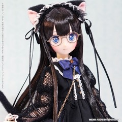 Azone Dreamin Mebae A Gift From M.k Black White Cat 22.5cm/8.8In 1/6 Full Set