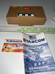 VINTAGE 1986 STARCOM M-6 RAILGUNNER NIB COLECO BRAND NEW IN OPENED BOX 🔥
