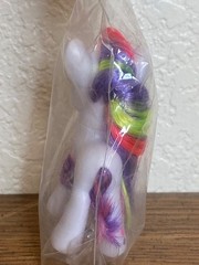 My Little Pony RARITY NEON RAINBOW POWER International, UK, China – 3″, G4, MIP