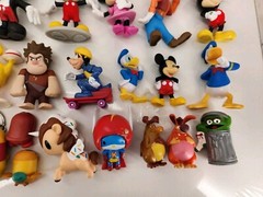 Lot Of 33 Small Figures Disney, Tsum, Sesame, Muppets + More. Vinyl & Plastic