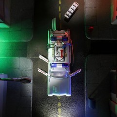 Ghostbusters Plasma Series Ecto-1 (1984), 1:18 Scale Collectible Toy Car